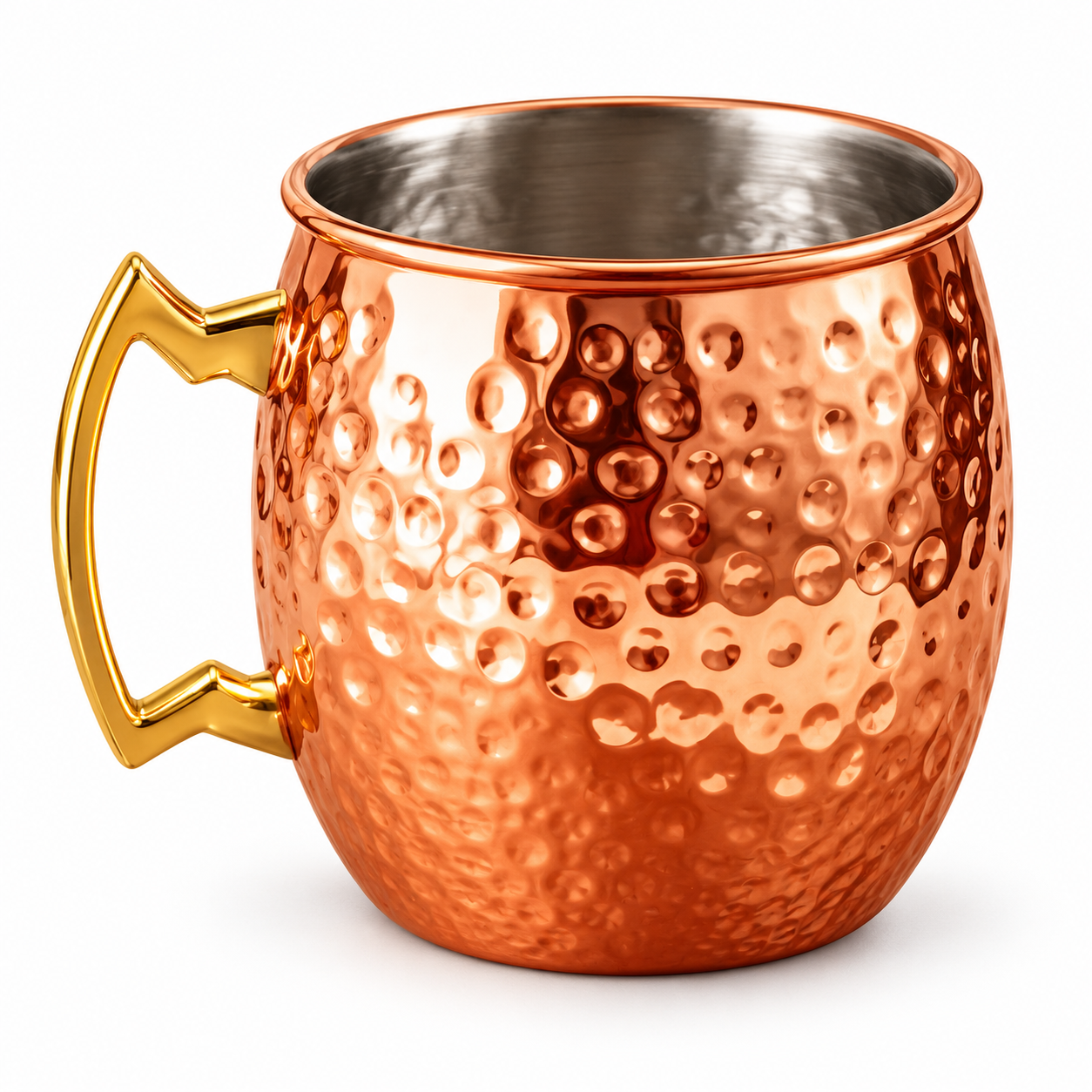 Jarrito de acero inoxidable · cobre