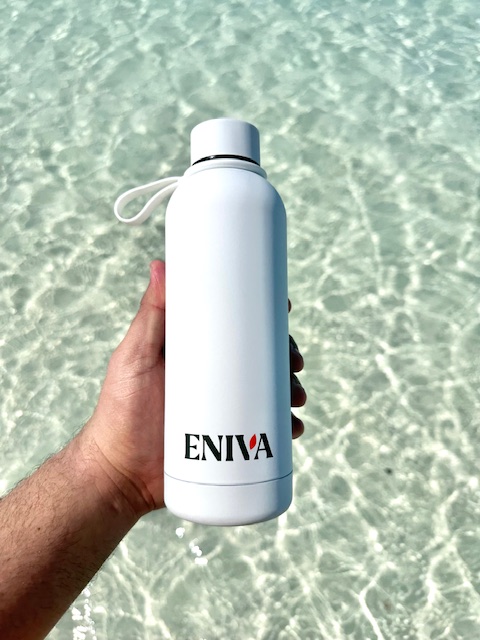 Botella ENIVA blanca · 500 ml — vista del producto
