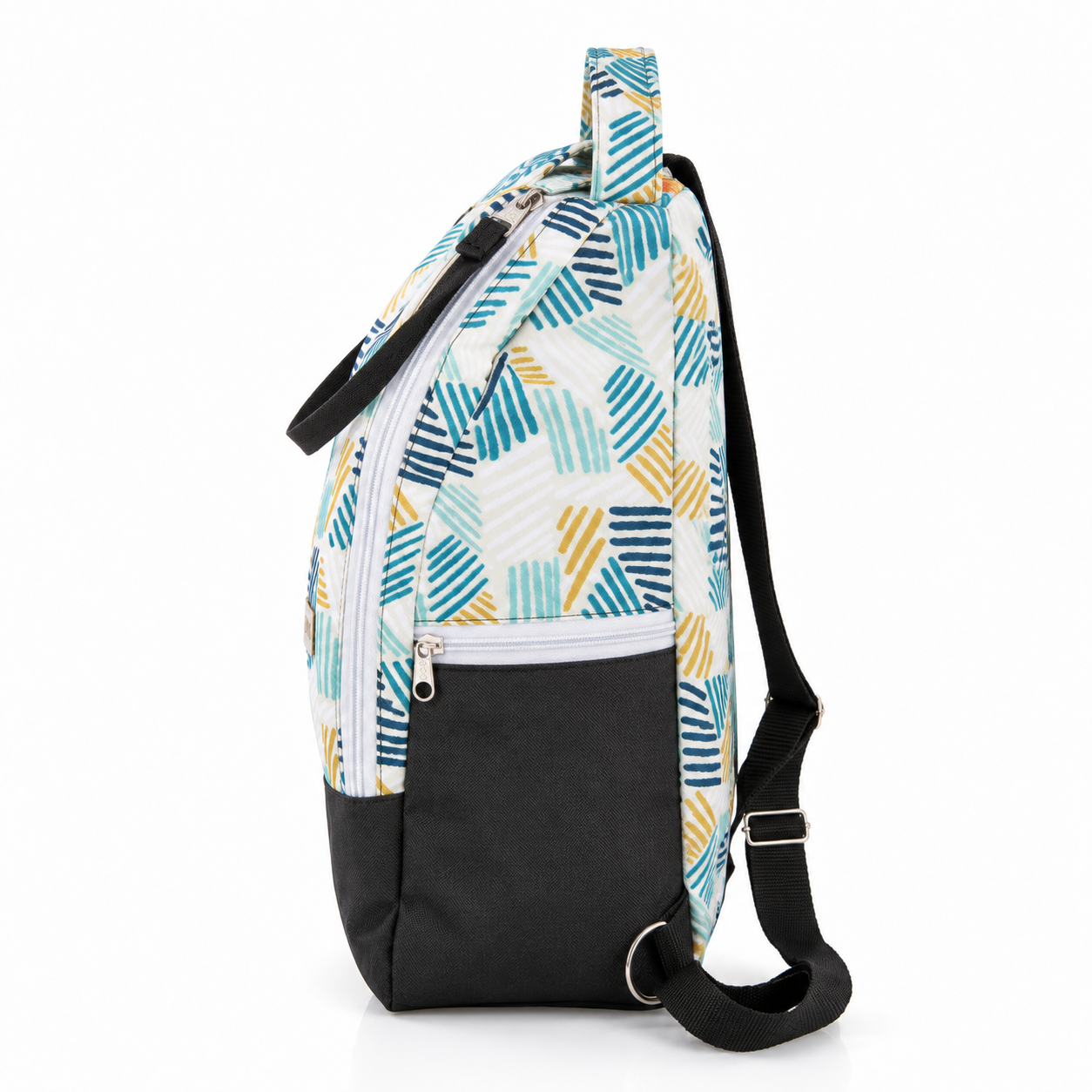 Bolso matero ENIVA Líneas — lateral derecho