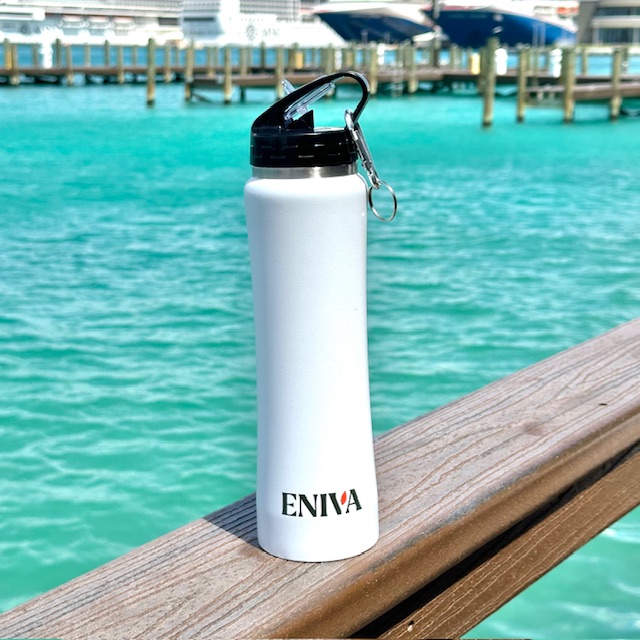 Botella ENIVA blanca · 600 ml — vista del producto